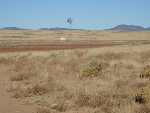 GDMBR: Working windmill, a tank, and a way to get water.